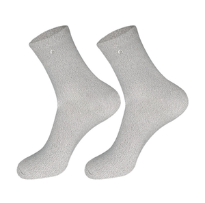 Calcetines de masaje conductivos de fibra de plata para terapia de nervios del pie con conexión a tierra al por mayor de fábrica y calcetines de terapia de estimulación - Product Image 1