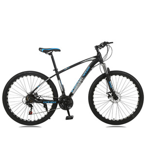 Vélo de montagne 27,5 pouces en alliage d'aluminium avec freins à disque doubles, fourche à suspension, type standard unisexe pour adultes - Product Image 4