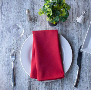 Nouveau design de <span class=keywords><strong>serviette</strong></span> de <span class=keywords><strong>table</strong></span> en tissu très absorbant <span class=keywords><strong>rouge</strong></span> pour restaurants, événements, mariages, fêtes, vente en gros - Product Image 5