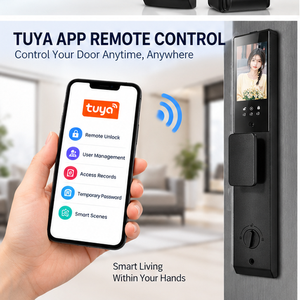 Cerradura Inteligente WiFi K36 Tuya con Reconocimiento Facial, Huella Dactilar y de Palma de la Mano, Cerradura Digital con Acceso Remoto para Hotel y Apartamento - Product Image 3