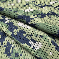 US NWU AOR2 Type III Camo Polyester 75D Bird Eye Mesh Tissu Léger Oeillet Tricoté Tissu Utilisé Pour/Gants/Vêtements Tissus