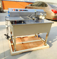 Petit mini 8 kg 15 kg 30 kg roue de revêtement de moulage d'enrobage de fabrication chocolat faisant la machine de trempe de fusion