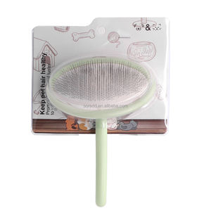 Yumuşak masaj ile köpek için 2025 <span class=keywords><strong>Pet</strong></span> Slicker fırça bakım paslanmaz çelik iğneler profesyonel <span class=keywords><strong>Pet</strong></span> Groomers Slicker fırça evcil hayvanlar için - Product Image 5