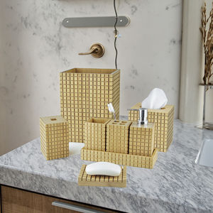 Prodotti da <span class=keywords><strong>bagno</strong></span> in otto pezzi eco-friendly per l'organizzazione di articoli sanitari in <span class=keywords><strong>bambù</strong></span> <span class=keywords><strong>Set</strong></span> di accessori da <span class=keywords><strong>bagno</strong></span> di lusso - Product Image 3