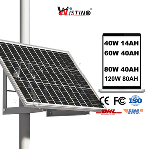 Wistino 40W 60W 80W 120W Outdoor Renewable Energy <b>Solar</b> for <b>Camera</b> Best <b>Solar</b> Panels in the World <b>Solar</b> 40W 60W 80W 120W O - Product Image 3