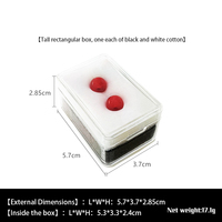 Boîte de rangement et de présentation de pierres précieuses transparente écologique en gros - Acrylique