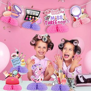8PCS <strong>Little</strong> Miss Threenager <strong>Birthday</strong> <strong>Decorations</strong> <strong>for</strong> <strong>Girls</strong> Honeycomb Centerpieces Makeup 3rd <strong>Birthday</strong> Party <strong>Decorations</strong> - Product Image 5