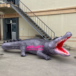Modèle de <span class=keywords><strong>crocodile</strong></span> <span class=keywords><strong>gonflable</strong></span> géant / Animal alligator <span class=keywords><strong>gonflable</strong></span> pour la décoration d'événements en plein air - Product Image 3