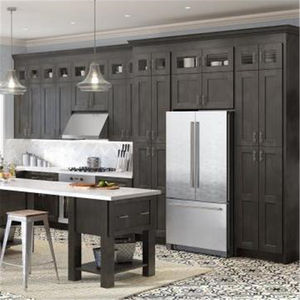 Cbmमार्ट हॉट सेलिंग सफेद शेकर कस्टम दीवार फांसी कैबिनेट कोठरी किनारे आवासीय विला रसोई अलमारियाँ - Product Image 4