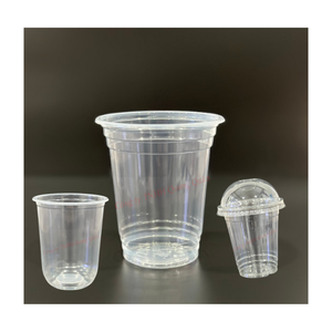 Couvercle de tasse en plastique PP transparent jetable d'équipe professionnelle conception compostable biodégradable à mur unique écologique - Product Image 2