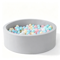 OEM/ODM Weicher Indoor-Rundpool mit Ozeanbällen aus Hochdichteschaum für Kleinkinder-Spielbereiche, Umweltfreundliche Softplay-Ausrüstung für den Heimgebrauch