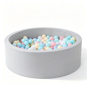 Piscine à balles ronde d'intérieur OEM/ODM en mousse haute densité pour aire de jeux pour tout-petits, équipement de jeu souple écologique pour usage domestique - Product Image 1