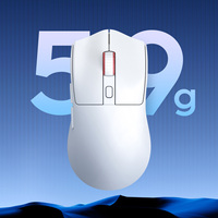 Souris de jeu RGB sans fil DARK ALIEN X1 3 modes 2.4G filaire BT pour ordinateur avec base de charge