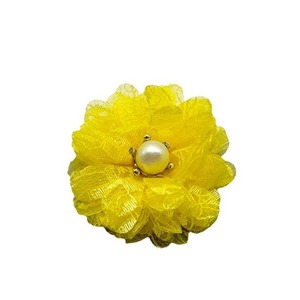 Accessoires pour cheveux en tissu 3D, fleurs en dentelle de 5 cm, style coréen, décorations pour vêtements, chaussures et sacs - Product Image 5