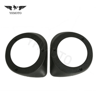Adaptor Pod Speaker 6.5 Inci untuk Fairing Bawah Motor dengan Ventilasi, Sepasang Kiri Kanan, Cocok untuk Model Harley Touring 1997-2014