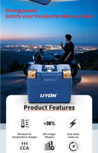 Repuestos de Motocicleta con Batería de Litio LP7 para Scooter, UTV, ATV, Motocicleta Haojue, <span class=keywords><strong>BMW</strong></span>, Honda, Yamaha - Product Image 3