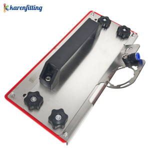 Dispositif de chanfreinage pour meuleuse d'angle, base auxiliaire de coupe d'angle pour carreaux de céramique, outils de coupe durables et réglables en acier inoxydable - Product Image 3