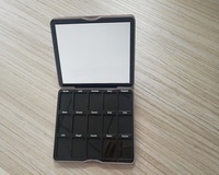 Palette d'étain de fard à paupières magnétique en métal personnalisé en usine avec boîte en fer blanc cosmétique miroir