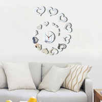 Miroir 3d auto-adhésif, décoration murale de maison et salon
