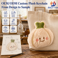 Porte-clés personnalisés mignons, petite taille, en tissu de coton moelleux, animaux en peluche, cadeaux promotionnels, jouets porte-clés en peluche