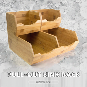 Étagère de rangement pour épices sur pied, coulissante pour armoire de cuisine, panier à condiments, accès facile, en métal, 2 niveaux, pour la maison - Product Image 2