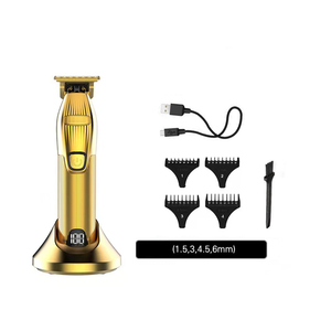 Tondeuse à cheveux or argent <span class=keywords><strong>Kemei</strong></span> Rechargeable <span class=keywords><strong>KM</strong></span>-i32S Machine de coupe de cheveux professionnelle pour barbier - Product Image 2