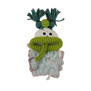 Collection de sacs à clés en forme de saucisse, étui de protection exquis tissé à <span class=keywords><strong>la</strong></span> main, en laine crochetée, pour grandes et petites filles - Product Image 5