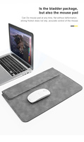 Nouveau Design mince fermeture magnétique étanche en cuir PU support Simple ordinateur portable/ordinateur PC pochette sac pochette 13.3 14.1 15.4 nouveau Mac 16