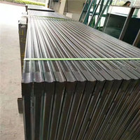 Portes pliantes en aluminium et verre standard pour l'extérieur, portes pliantes pour villa, extérieur de maison