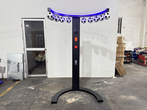 Machine d'arcade de réflexe de frappe au <span class=keywords><strong>football</strong></span>, jeu de défi de réaction au <span class=keywords><strong>football</strong></span> à monnayeur avec lumière LED pour salles d'arcade - Product Image 5