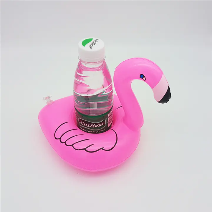New Arrived PVC Inflatable Unicorn Drink Holder Pool Flamingo Floating Cup Holder