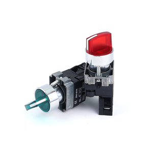 XB2-BK2365 1no1nc chốt màu xanh lá cây <span class=keywords><strong>2</strong></span> vị trí ROTARY Knob xử lý trực tiếp Selector <span class=keywords><strong>push</strong></span> <span class=keywords><strong>button</strong></span> Thiết bị chuyển mạch 22 mét Led - Product Image 3