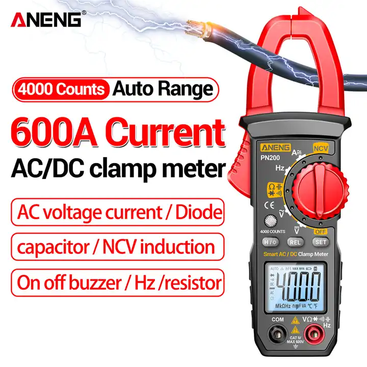 Digital Multimeter AC DC Voltage Meter Auto Range Ohm NCV