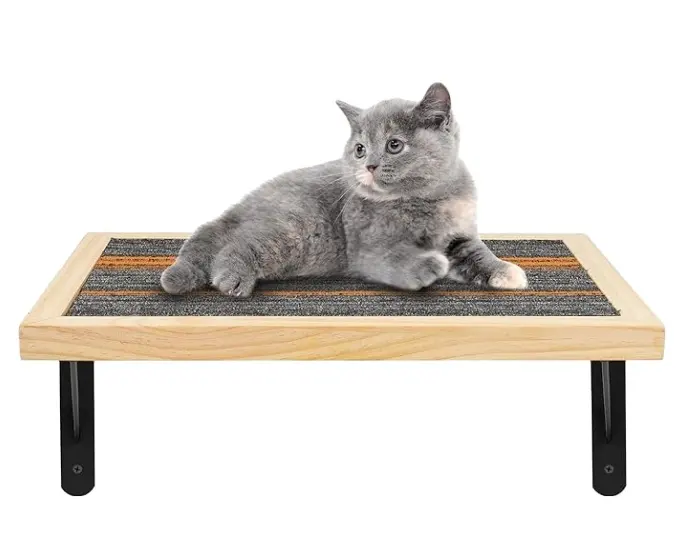 Handgemaakte Houten Kattenwand Drijvende Plank Zitplanken Indoor Meubels Kat Hangmat Stoel Kat Lounge Bed
