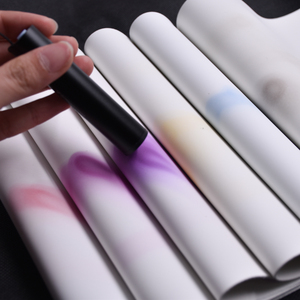 Phổ biến vật liệu mới nhiều màu photochromic năng lượng mặt trời thay đổi màu sắc PU da vải UV thay đổi màu sắc tổng hợp PU da - Product Image 4