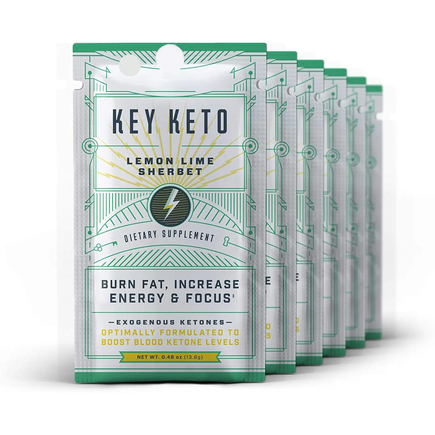 Keto Exogene Keton Supplement 6 Single-Dienen Pakketten Voor Ketosis Instant Keto Mix Plaatst Je In Ketosis Quick Helpt keto Dieet