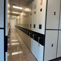 Étagères mobiles modernes et intelligentes en métal, réglables et mobiles pour bureau à domicile, bibliothèque gouvernementale, sous-sol d'hôpital pour l'école assemblée