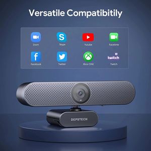 Interface USB AutoFocus Capteur d'image CMOS Webcams avec télécommande Produit en stock - Product Image 6