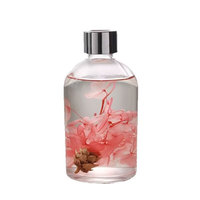 Vente en gros de diffuseurs d'huiles essentielles à base de plantes, bouteille en verre écologique naturelle de 160 ml, longue durée