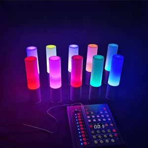 Custom Logo DMX 2000m Remote Control Rechargeable Atmosphere <b>Table</b> <b>Lamp</b> Desk Service Number Light for Bar Ktv Restaurant Party - Product Image 1