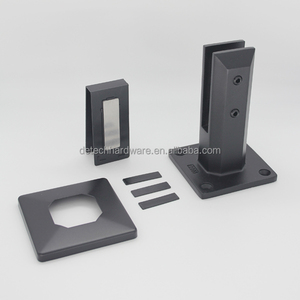 Rampe en verre moderne et élégante pour villa, en acier inoxydable 2205, sans cadre, avec éclairage <span class=keywords><strong>LED</strong></span> personnalisable, montage au sol, pour extérieur - Product Image 4