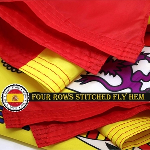 Entrega Directa, Abastecimiento Sencillo, Bandera Nacional de <span class=keywords><strong>España</strong></span> de Poliéster de 3x5 pies al por Mayor, Diseño Personalizado de Banderas de Diferentes Países - Product Image 4