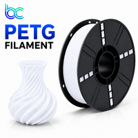 Filamento PETG de 1.75 mm, 1 kg, Alta Resistencia, Tolerancia de 0.02 mm, Menos Enredos, Filamento para Impresora 3D