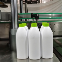 Ligne de production automatique de remplissage de détergent liquide, tri de bouteilles, bouchage, scellage, étiquetage de manchons, machine de rétraction à la vapeur 100-2000ml