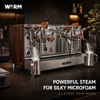 Mesin Kopi Profesional Komersial WARM HCCG058 Grosir 58mm E61 Classical Brew Head Rocket Expresso untuk Kedai Kopi