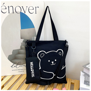 Sac Tendance 2024 borsa di tela con astuccio per gli studenti per make up lezioni a tracolla borsa a tracolla da donna - Product Image 2