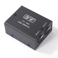 USB DMX512 High-Speed Controller HT Custom Hardware for Music & Light Sync Shows Computer Software Controlled Lighting