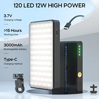 Kit d'éclairage pour téléphone Newmowa, très vendu, pour vlogging, tournage vidéo, mini lumière LED de remplissage avec éclairage photographique pour appareil photo