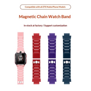 Bracelet de montre magnétique pour enfants avec breloques DIY, compatible avec les montres intelligentes Little Genius D3 D2 Z6Pro Z7 Z8 Z9 Z11 - Product Image 1