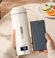 Bouilloire électrique portable intelligente pour une ébullition rapide de l'eau, design moderne, en plastique, pour la maison, les voyages et l'extérieur